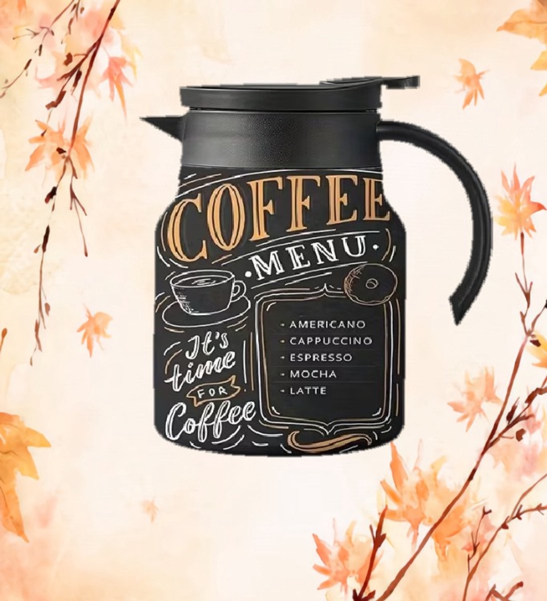 Theepot - thermos - theepot met filter - thermoskan - koffie - theekan