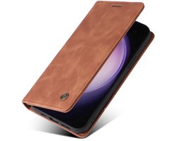 BukkitBow - Leather Case - Kunstleer - Wallet Case - Met Kaarthouder - Hoesje voor Samsung Galaxy S20 FE/FE 5G – Bruin