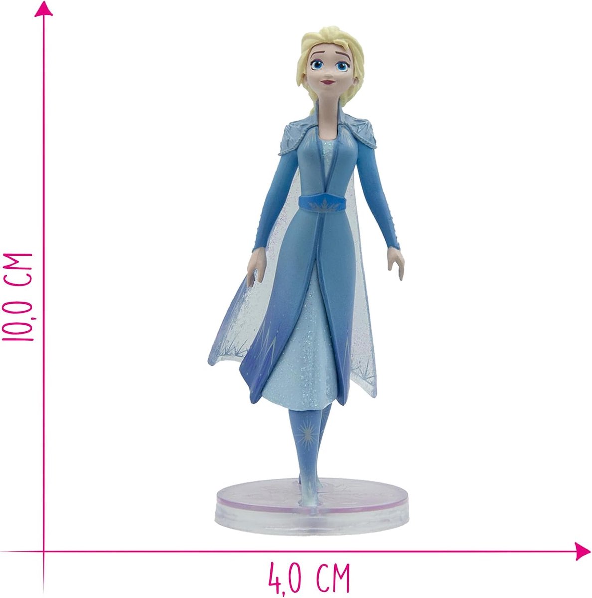 Bullyland 13511 – Speelfiguur Disney Frozen met Prinses Elsa van Arendelle – levensecht en detailrijk vormgegeven – ideaal als taartfiguur, verzamelobject of betoverend cadeau voor kinderen vanaf 3 jaar — afbeelding 2