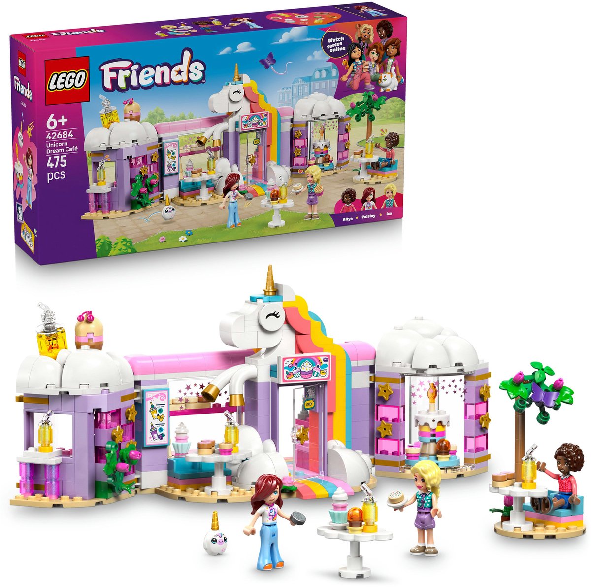 LEGO Friends eenhoorn café speelset - magisch bouwspeelgoed - 42684 – foto 2