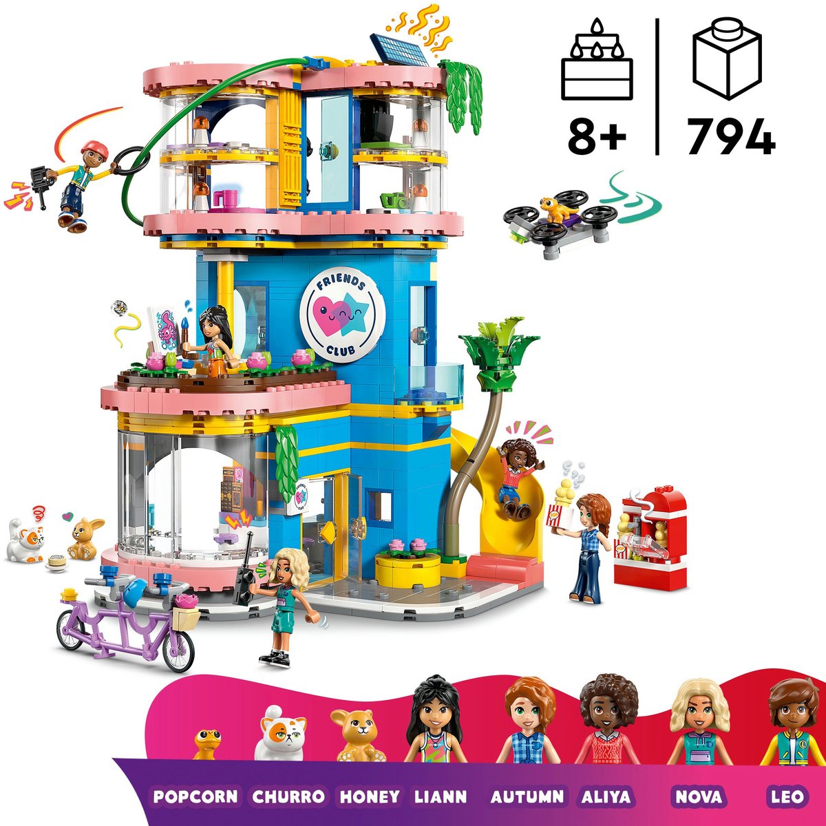 LEGO Friends 42689 - Heartlake City Clubhuis – foto 5