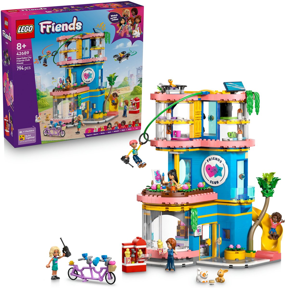 LEGO Friends 42689 - Heartlake City Clubhuis – foto 2