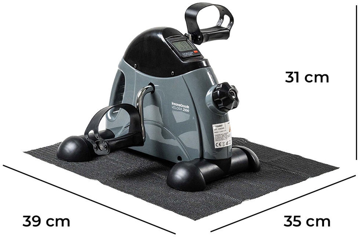 Stoelfiets - Pedaaltrainer - Bureaufiets - Deskbike - Arm en - afbeelding 3