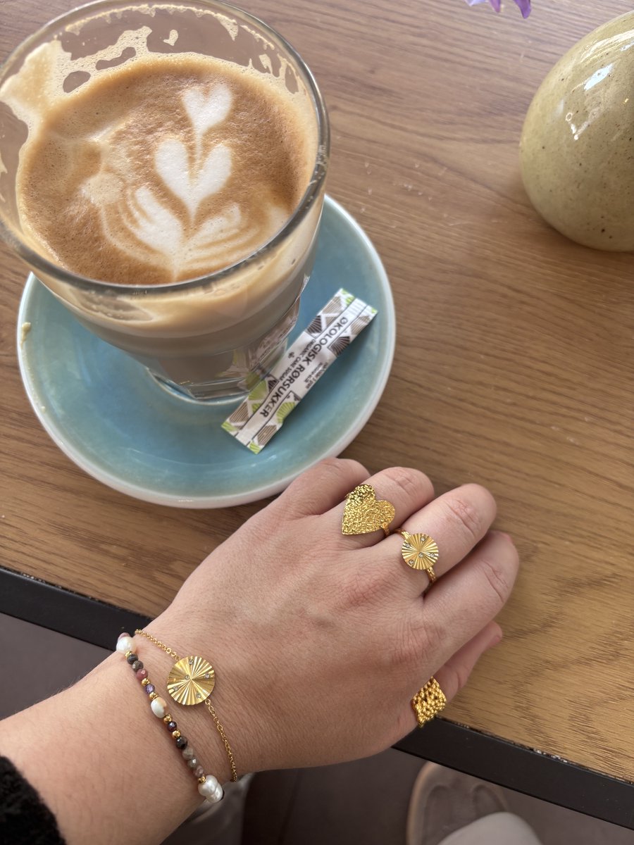 Wolff Jewelry - Sunny Shine ring - Gold Plated - Verstelbaar - Verguld - Goudkleurig - Waterproof - Dames - Cadeau - dochter - vrouw – vriendin – moeder - verjaardag