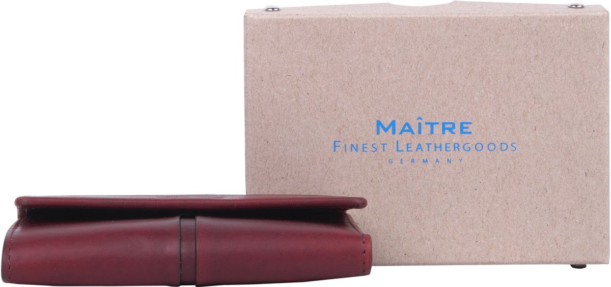 Maître Leren Portemonnee Birkenfeld Ilsebill Purse Red Donkerrood