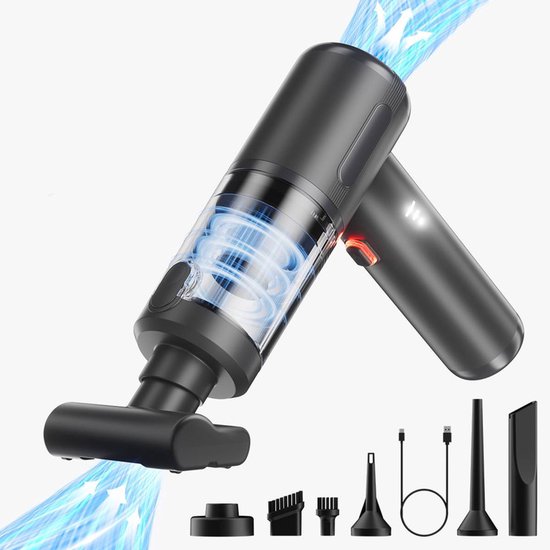 Draadloze Handstofzuiger Voor De Auto - Draadloze - €38,94