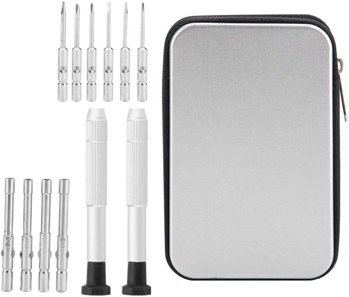 Precisieschroevendraaierset voor horloge, telefoon en brilreparatie - professionele gereedschapset met brillschroevendraaier