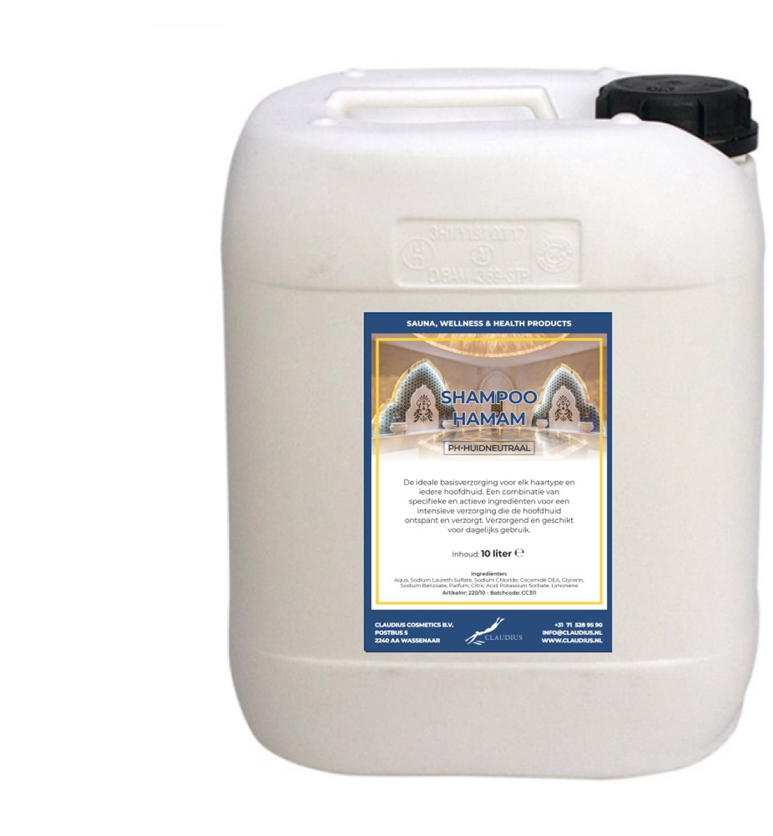 Shampoo Hamam 10 liter - voordeelverpakking - haarverzorging