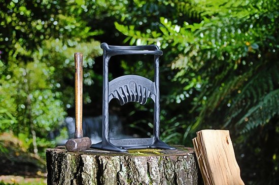 Kindling Cracker King XL Houtklover + Moker & Wokkels - Gietijzer - Zwart van Merkloos	 — afbeelding 2