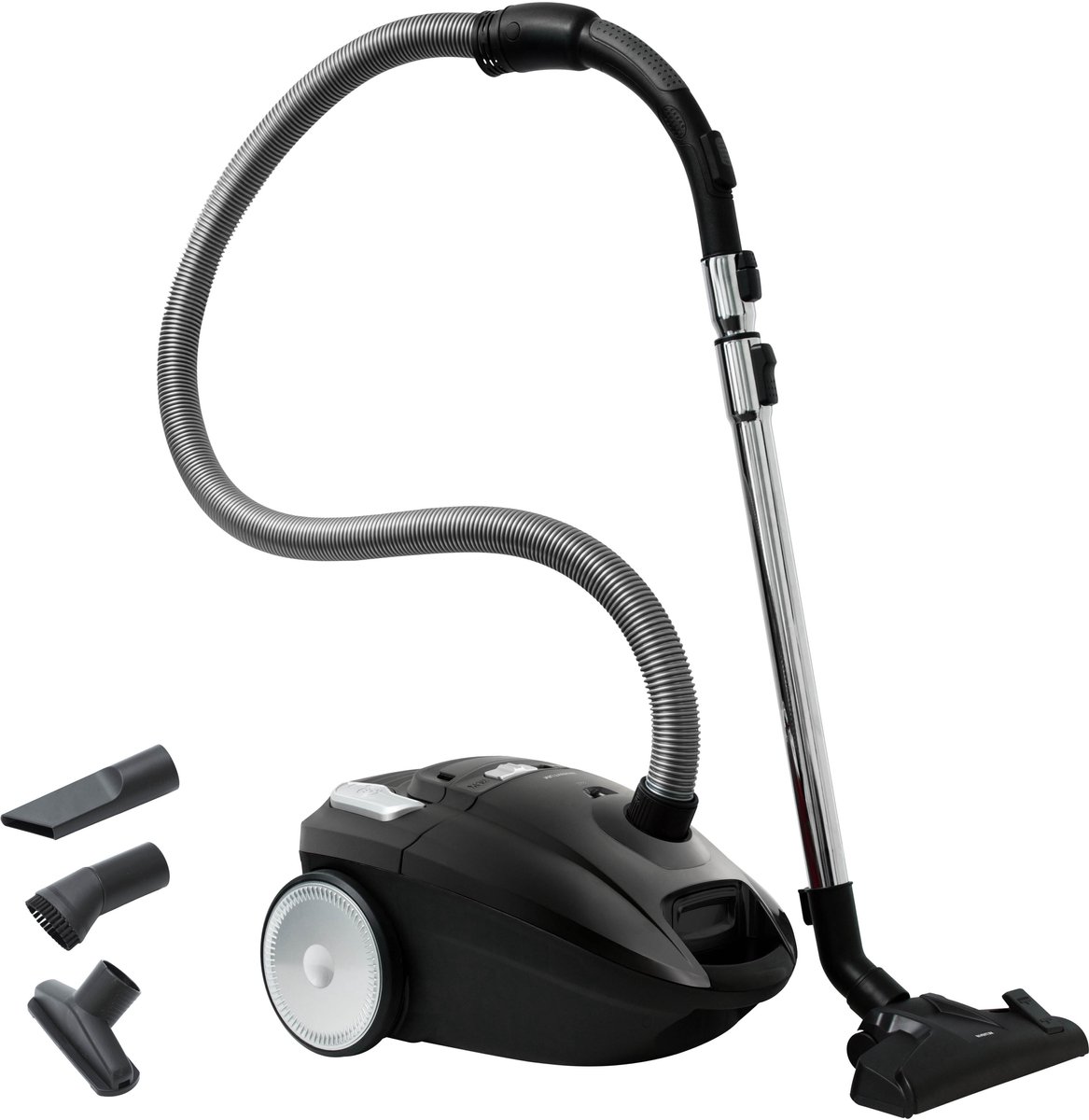 Inventum ST306ZZA - Stofzuiger met zak - Zwart