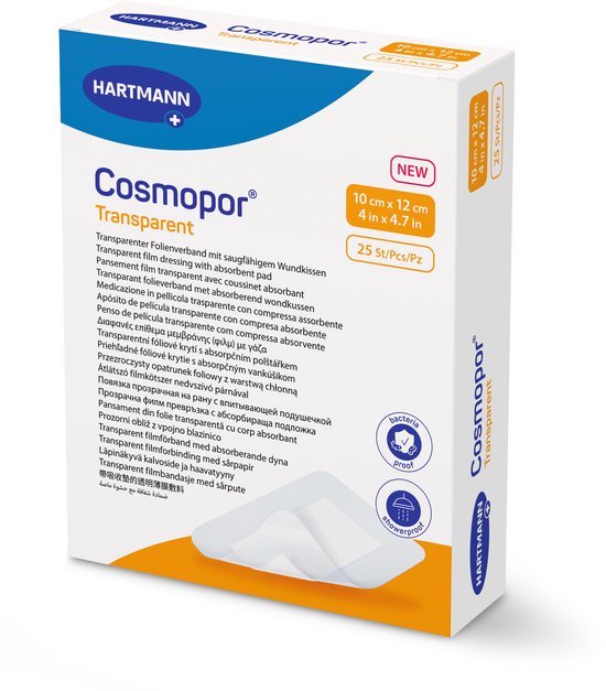 Hartmann Cosmopor Transparent 10 x 12cm - 25 stuks