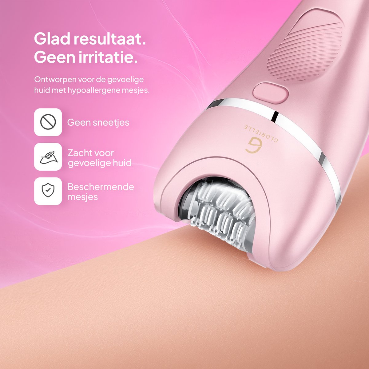 Glorielle® 7-in-1 Ladyshaves voor Vrouwen - Elektrisch Scheerapparaat - Epileerapparaat Dames - Bikini Trimmer - 7 Opzetstukken & Oplaadbaar - Schaamhaar & Gezichtsontharing - Wenkbrauw & Gezichtsepilator Vrouw - Bikinilijn & Intieme zone Scheren thumbnail 2