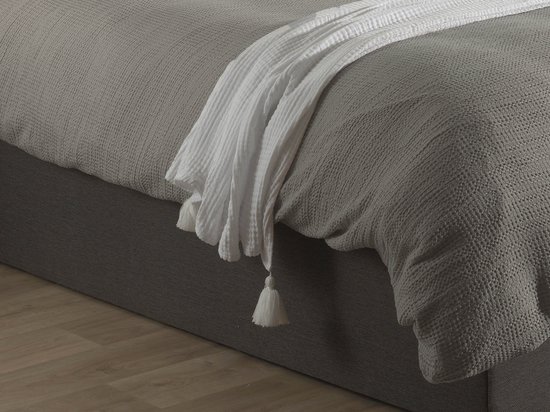 Yellow Sasha Plaid - 100% Katoen-Mousseline - 140x200 cm- Wit