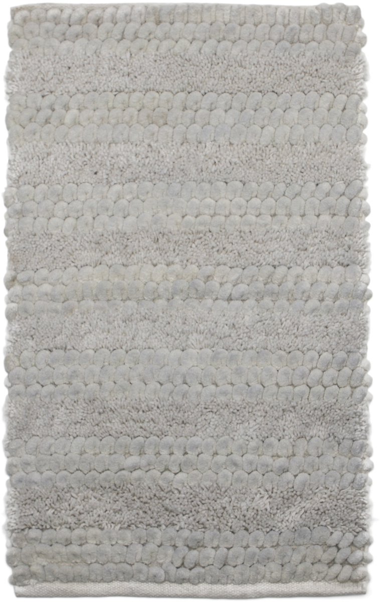 Heckettlane Badmat Roberto - Badkamermat - Bidetmat - Antislip tapijt - 60x100 cm - Grijs