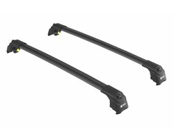 Dakdrager voor Mercedes-Benz GLC-CLASS (X253) 2016-2022 Gesloten Dakrailing-Aluminium-Wingbar-Zwart-Merk Turtle