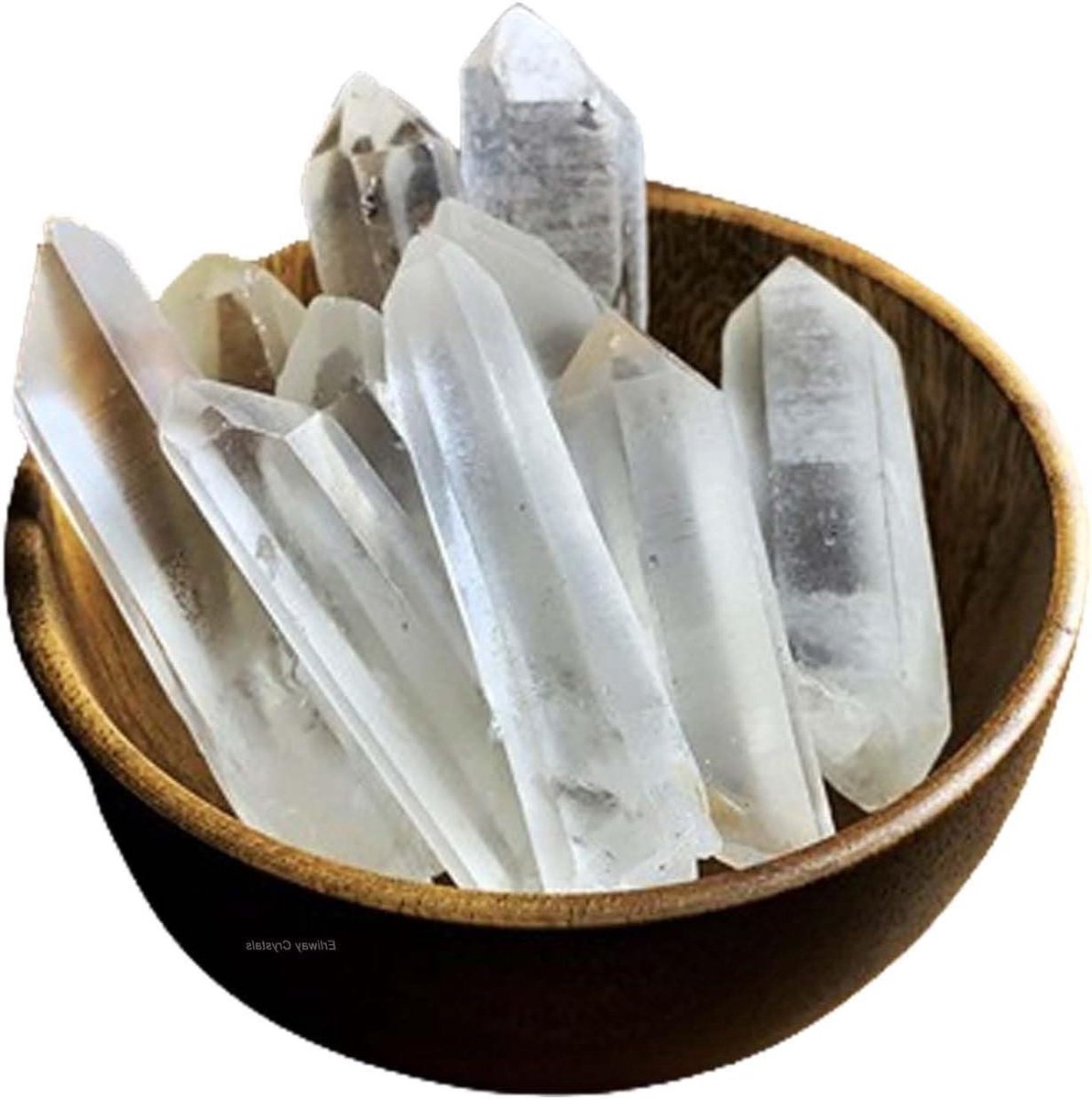 Cosensi - Helder kwarts - 1 kg - Ruwe toverstaven - Meditatie - Reiki - Balanceren - Draad wikkelen