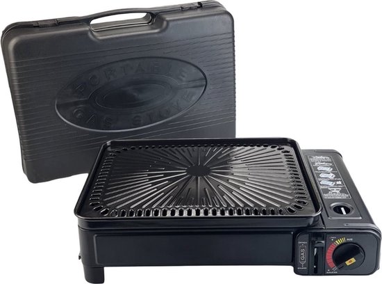Eurocatch Butaangas Camping Grill Evergrill - Gas Barbecue - Camping Kooktoestel - Tafelgrill