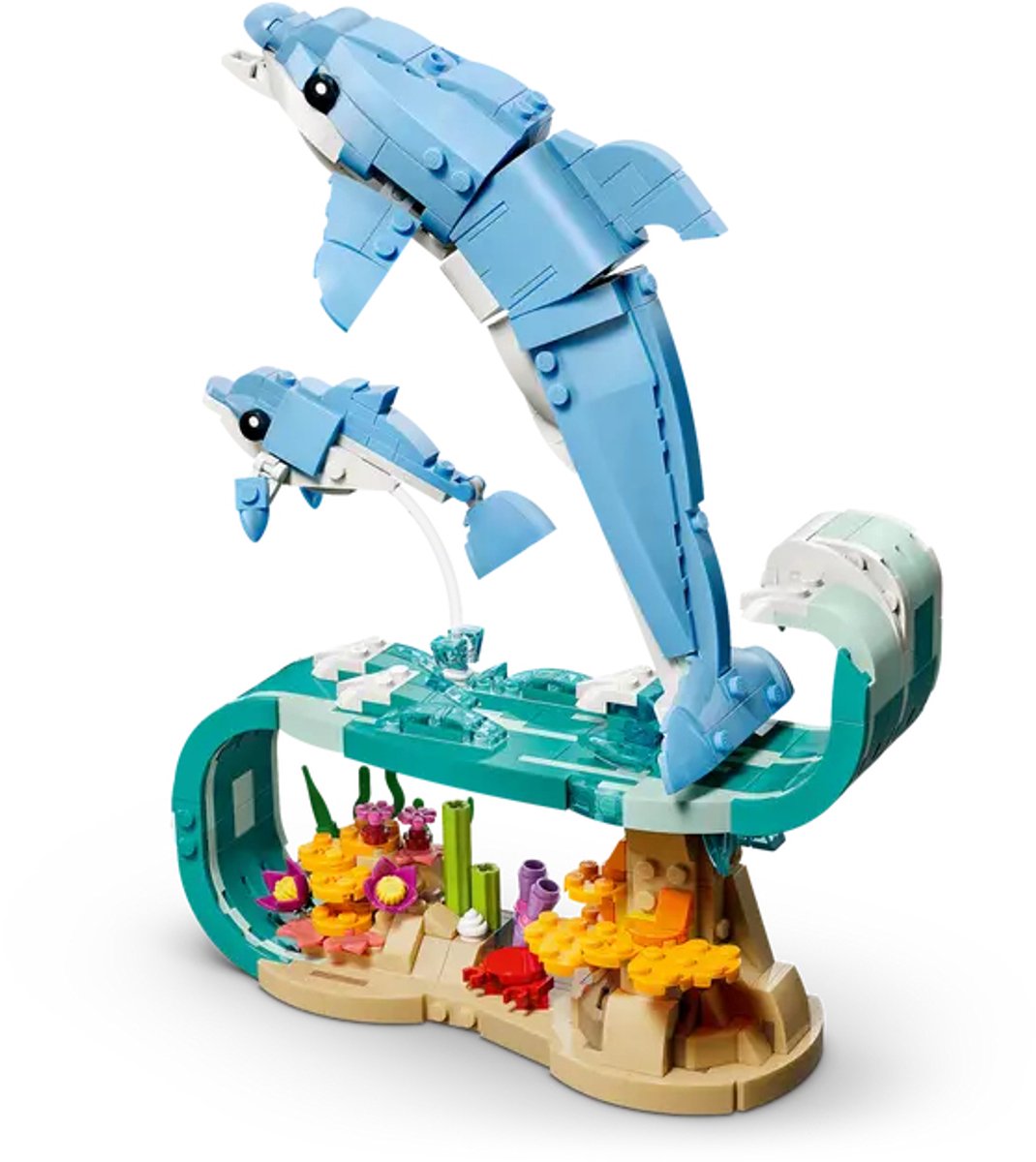 LEGO® Creator 3in1 Zeedieren: Prachtige Dolfijnen - Bouw Om tot een Zeepaardje of Krab - 31385 — afbeelding 25
