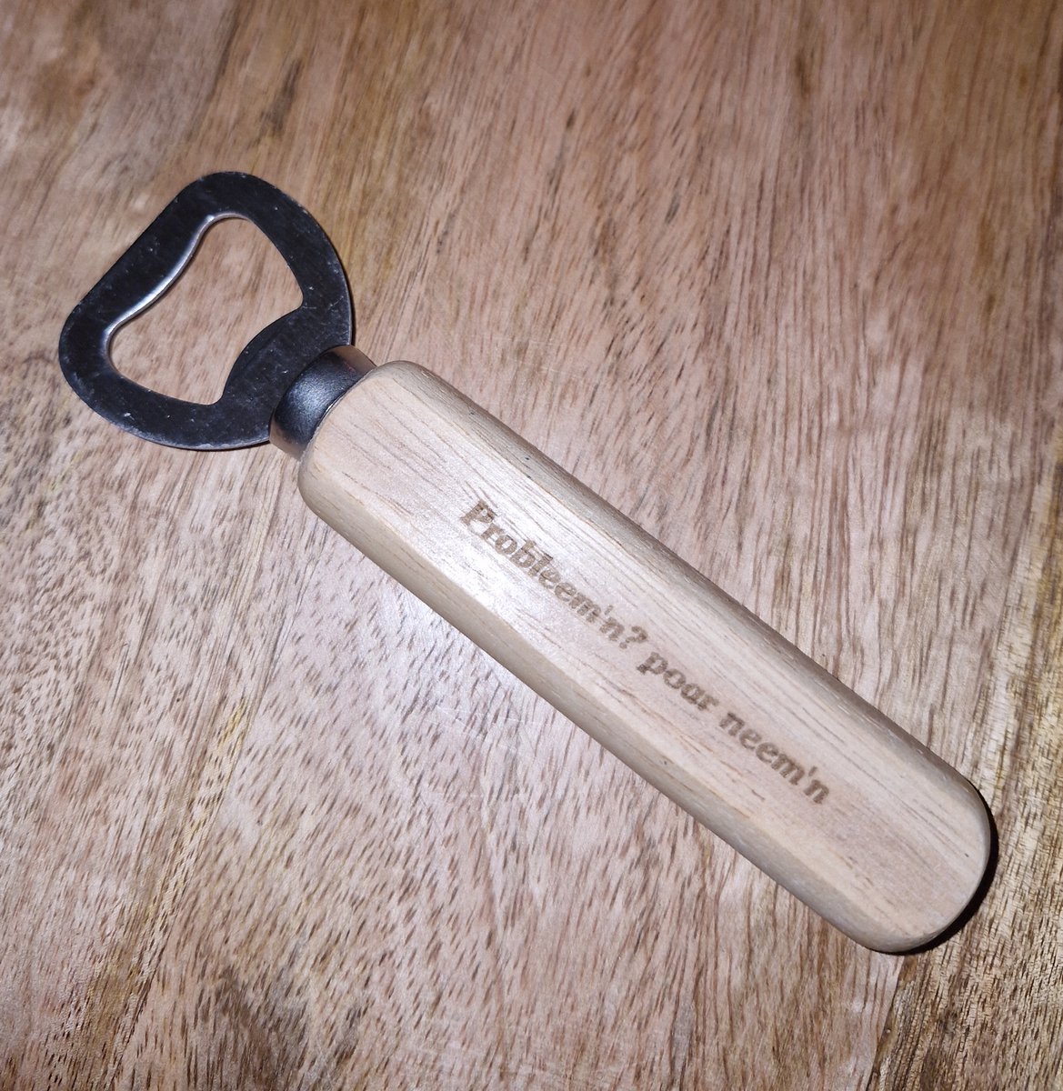 Hand Flesopener probleem'n poar neem'n
