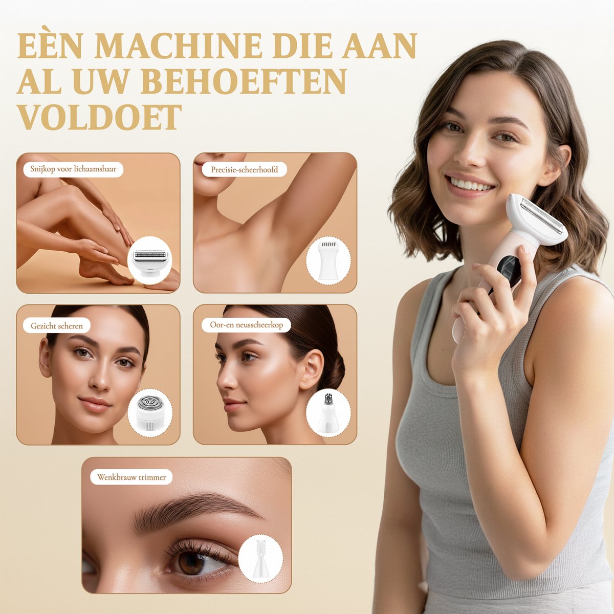 Zeri Ladyshave 5-in-1 thumbnail 4