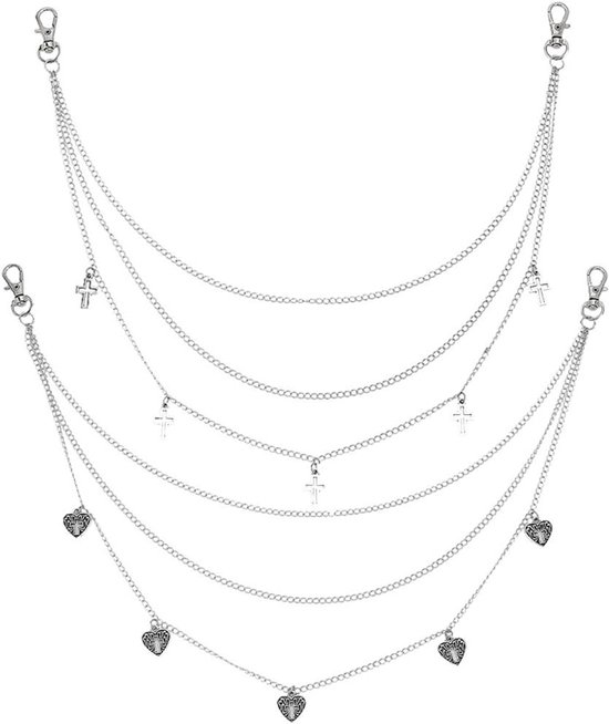 Waist Chain Chain Belt Body Chain Belly Chain Steentjes Kwastje Lichaam Ketting Sexy Strand Goud Zilver Kleur Bruiloft Accessoires Bh Cross Body Chain Juwelen Voor Vrouwen-Body Jewelry Sliver