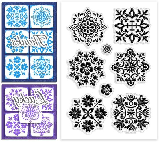 Elizabeth Craft Designs Botanical Blend Stamps About Me (CS434) | De Egel - Hobbywinkel - Marianne Design