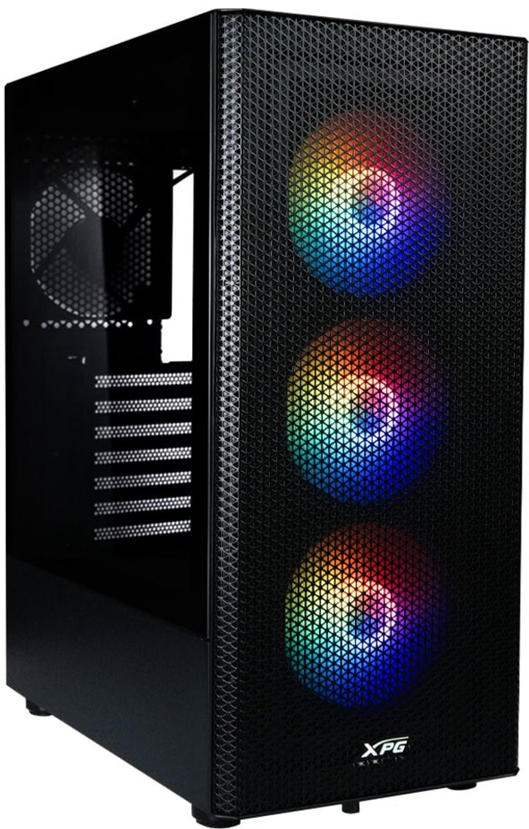 XPG Valor Mesh Black - RGB Mid Tower 750W 80+ Gold Gaming Case