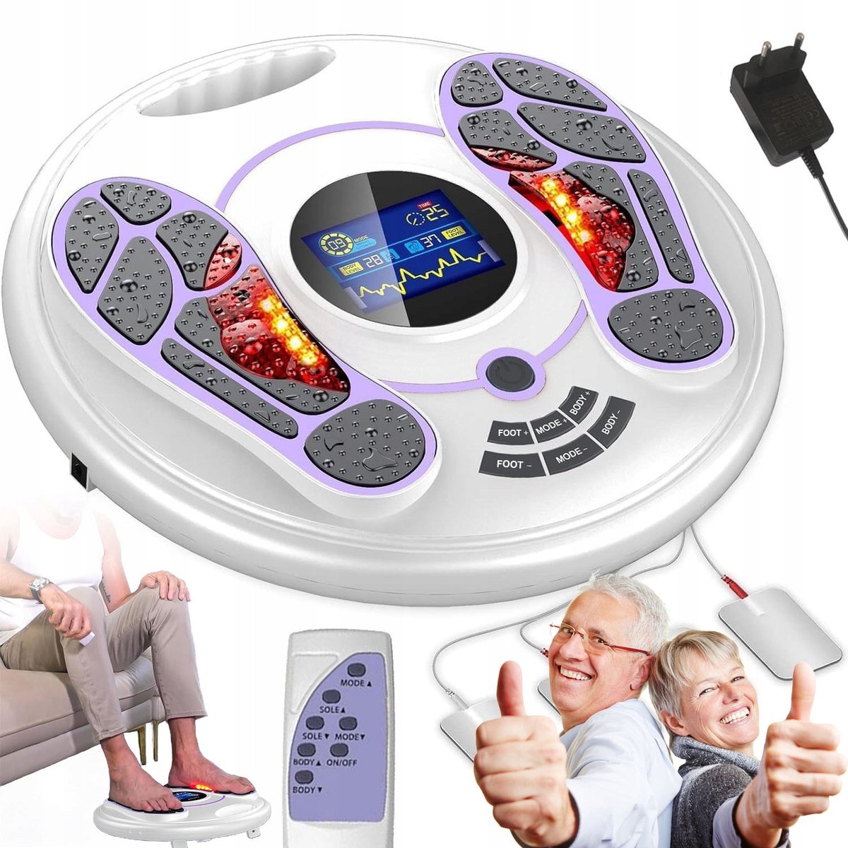 Massage Elektrisch Voetmassageapparaat met 25 Programma's - Massage - €102,99