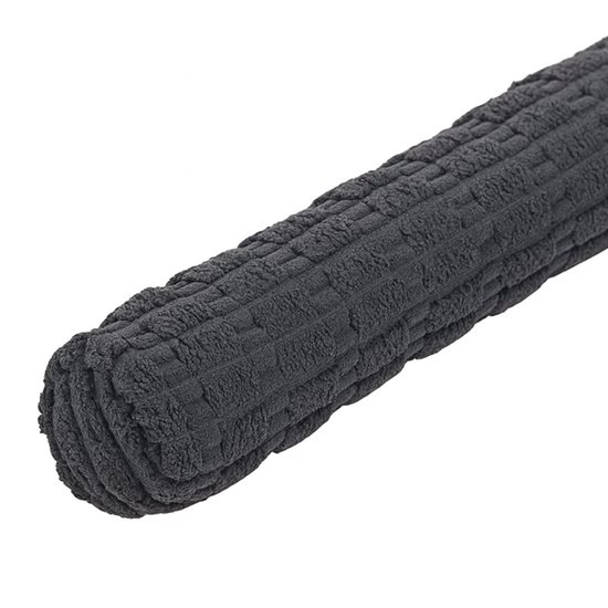 Tochtstopper 80 cm – Grijs – Zachte Polyester Tochtrol | bol