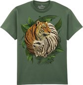 Tijger Yin Yang The Coloured House T-shirt S