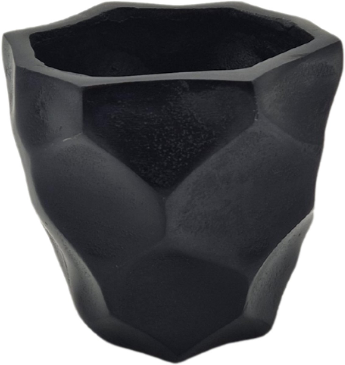 Deco4yourhome® - Pot - Vierkant - Square - Metaal - Zwart