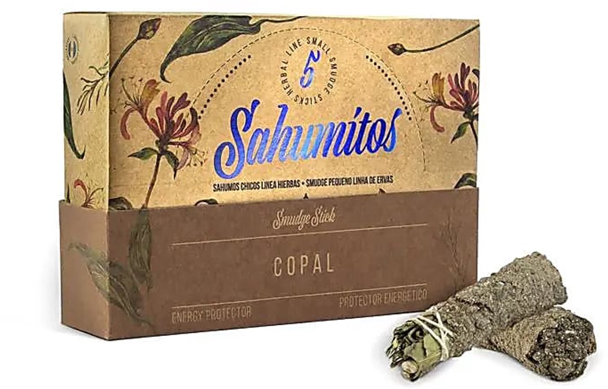 Sagrada Madre Sahumitos Smudge Copal Per 5 In Displaydoos - 18x4x12cm - 18x4x12cm
