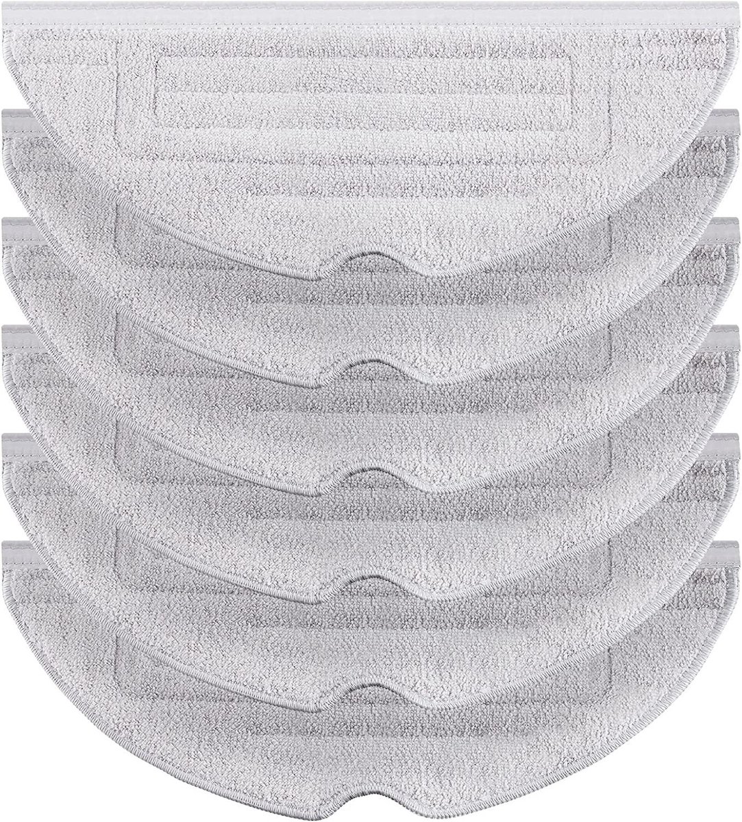 Geschikt voor Roborock S7, T7S en T7Splus robotstofzuigers, 6 dweilpads