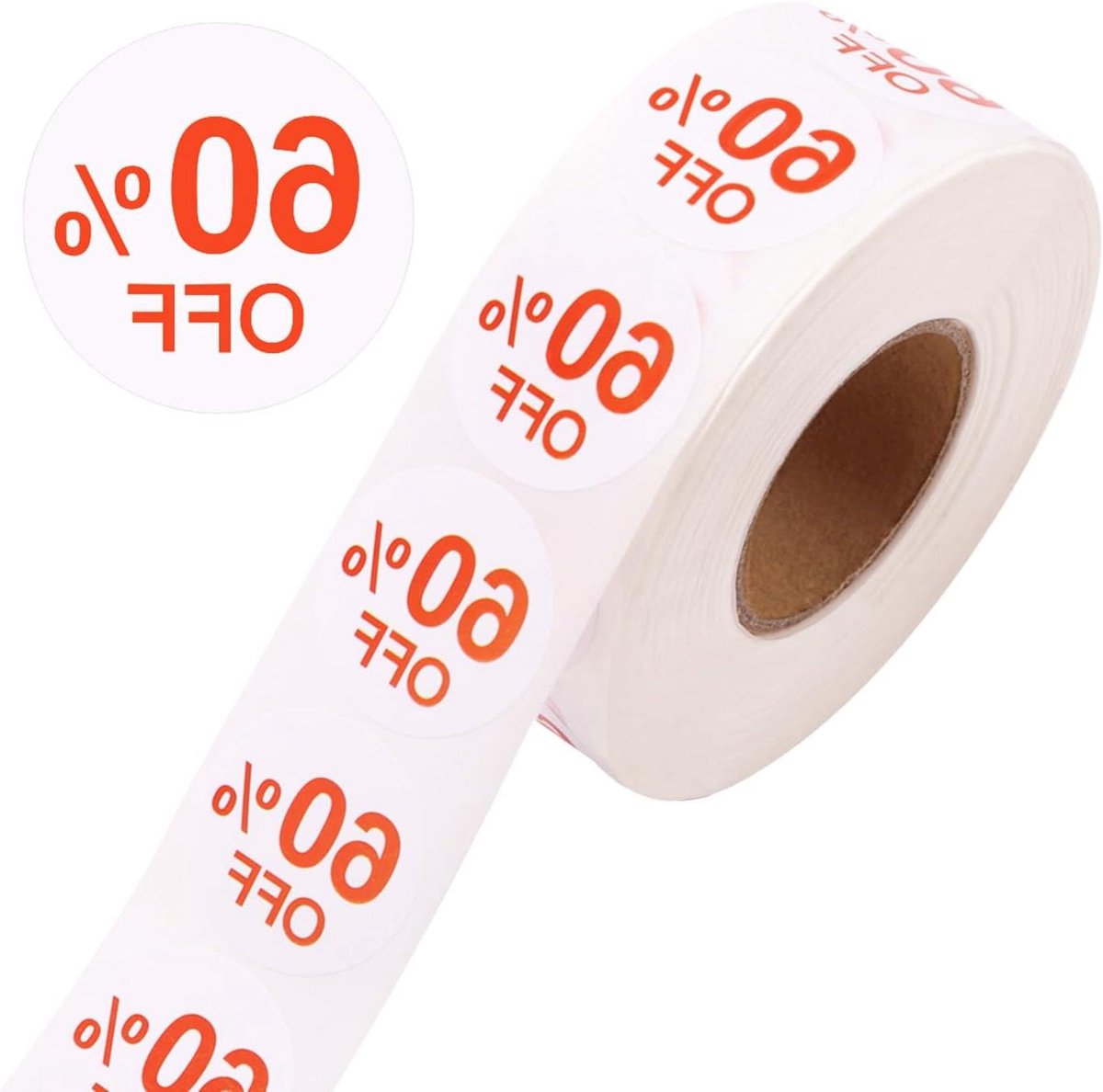 Solidchoice - Ronde Promotielabels met 60% Korting, 1000 Stuks