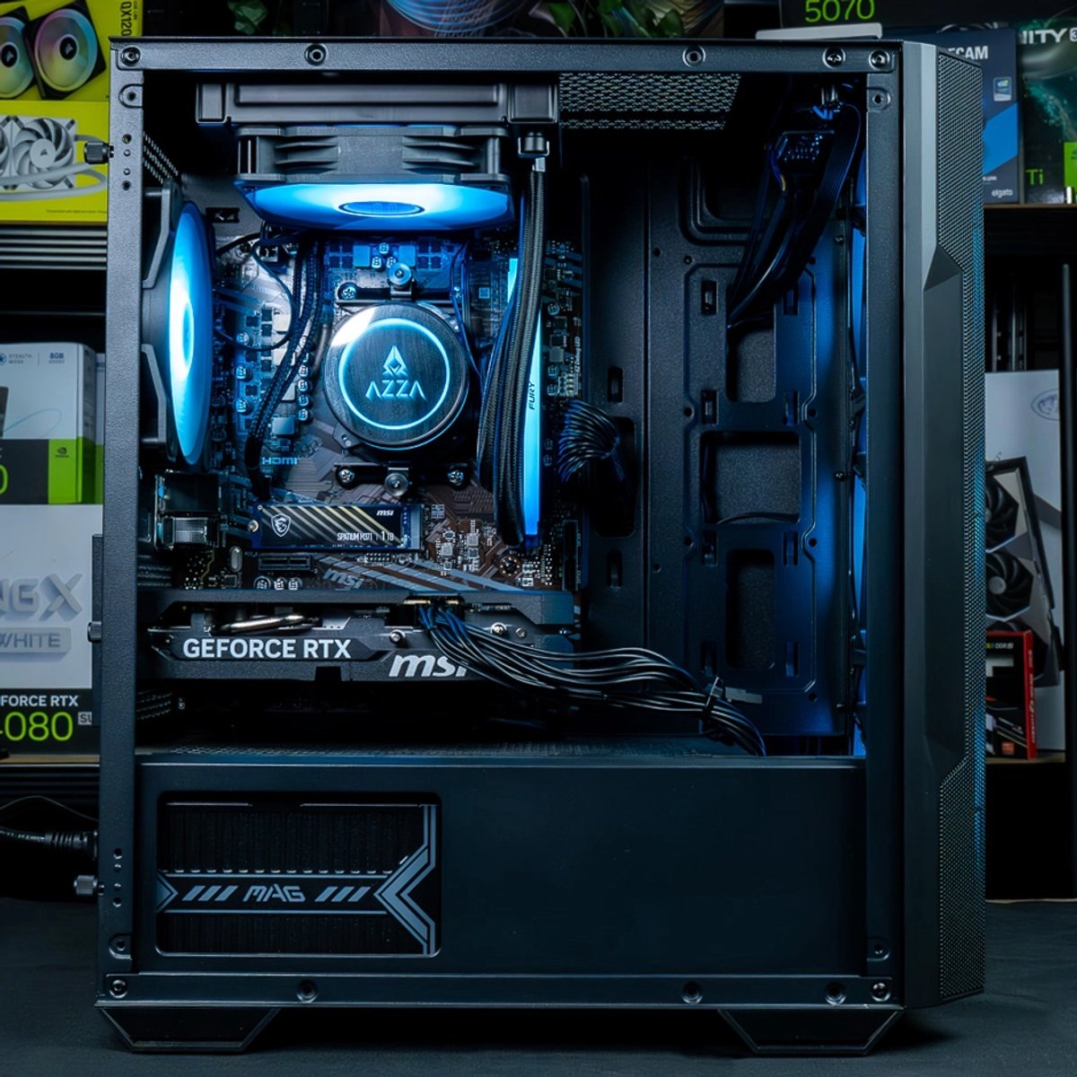 FlowUp x Powered By MSI - De Tetragame Gaming PC - Ryzen 7 - afbeelding 2