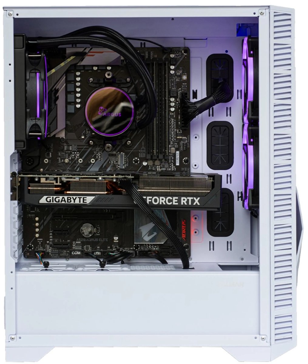 Intel Core i9-12900 Game PC/ Streaming computer waterkoeling - Nvidia GeForce RTX 5050 8GB – 32GB RAM – 1.0TB M.2 SSD – Win11 Pro - Iceberg