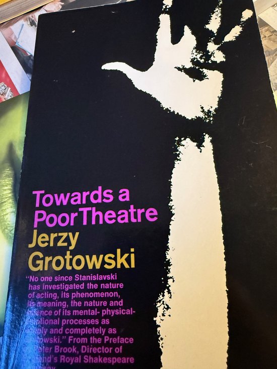 Towards a Poor Theatre - cover