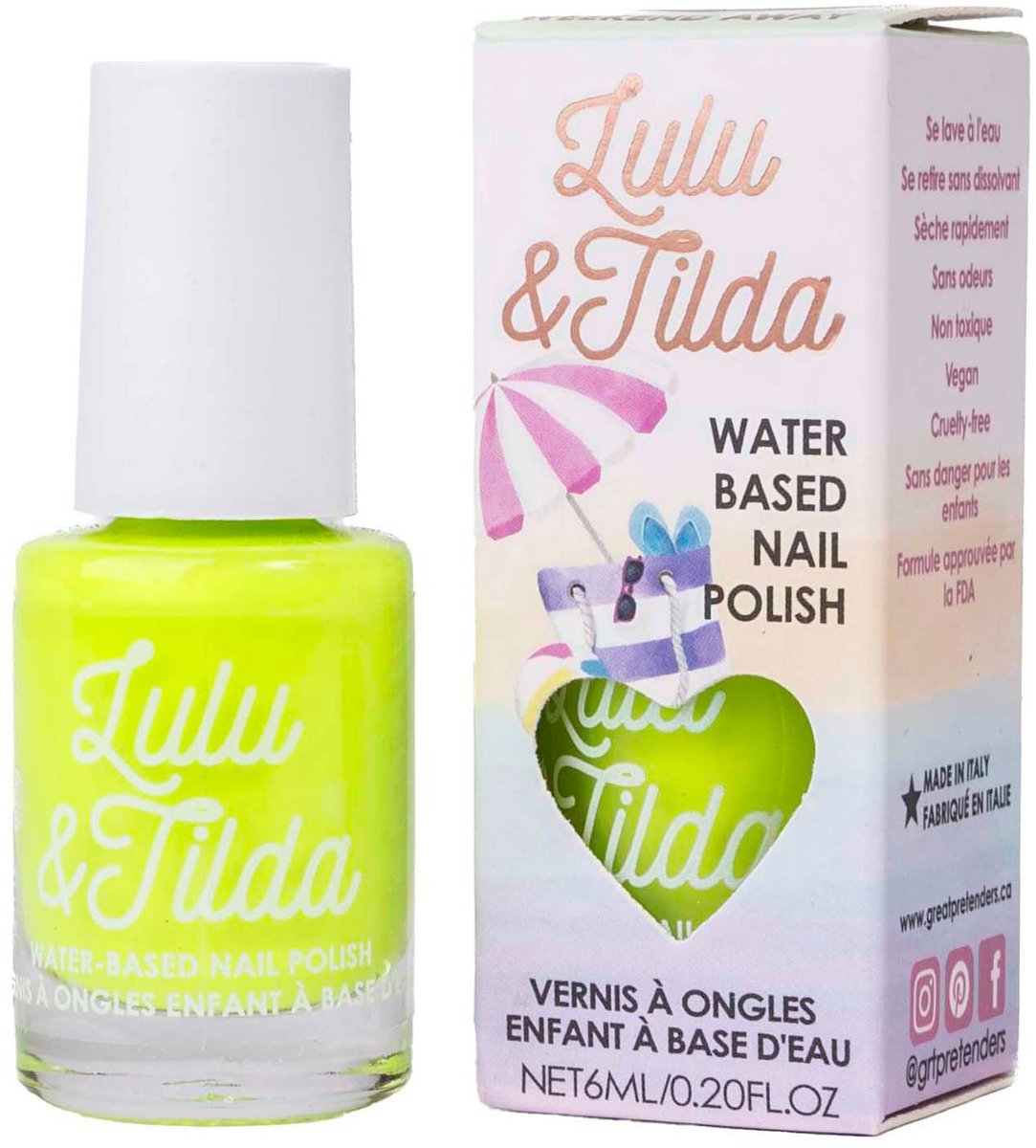 Lulu & Tilda - Afwasbare Nagellak - Weekend Away