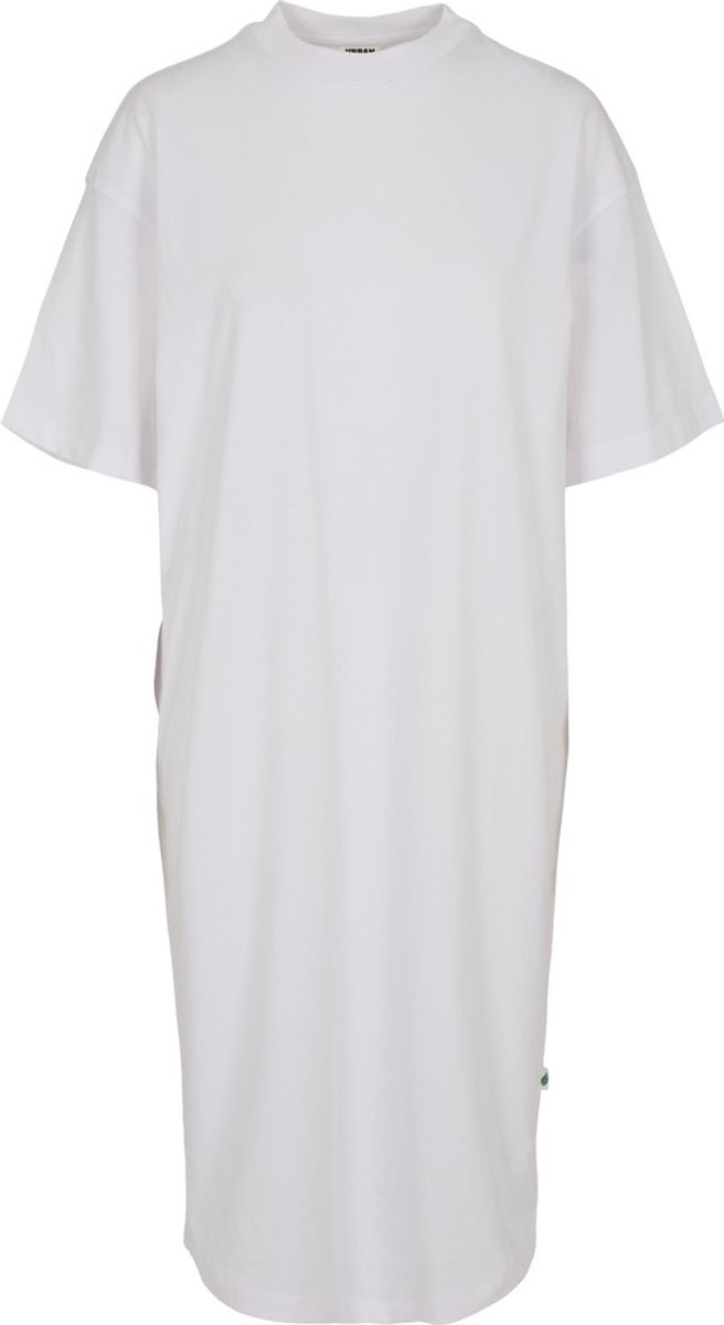 Urban Classics Organic Oversized Tee Lange jurk XL Wit
