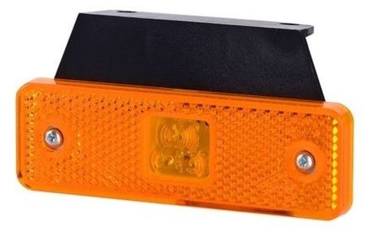 led zijmarkeringslamp universeel oranje 3x led - contourlamp - zijlamp - breedtelamp