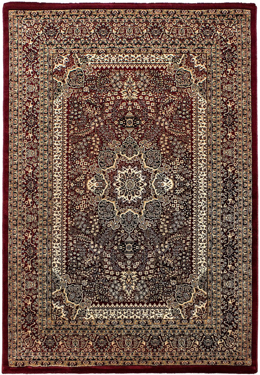 Marrakesh – Klassiek Vloerkleed – Rood – Laagpolig & Oosters Design
