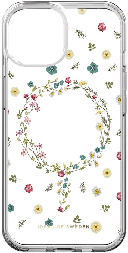 iDeal of Sweden Étui transparent MagSafe iPhone 15 Petite Floral