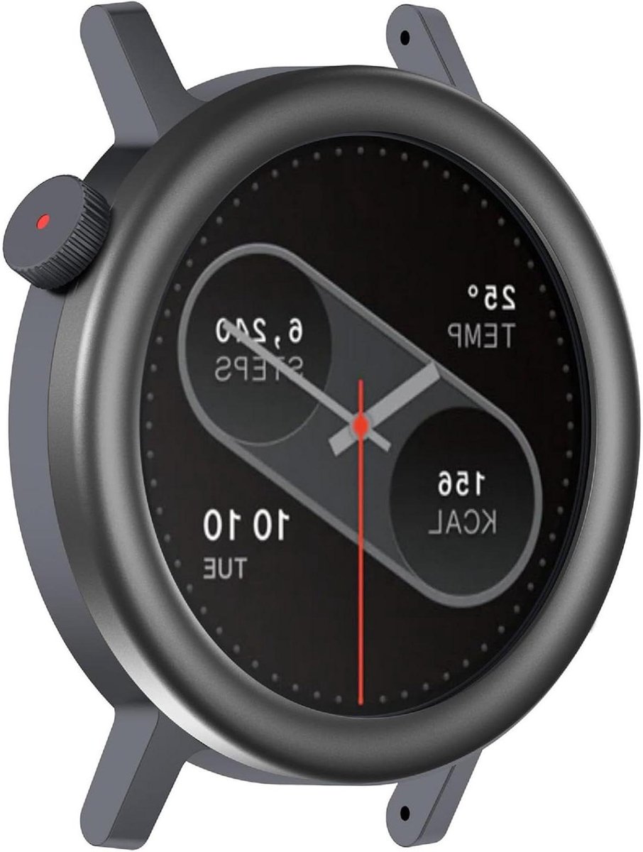 Provento - Bezel Ring voor horlogebescherming, aluminium zwart, universeel passend.