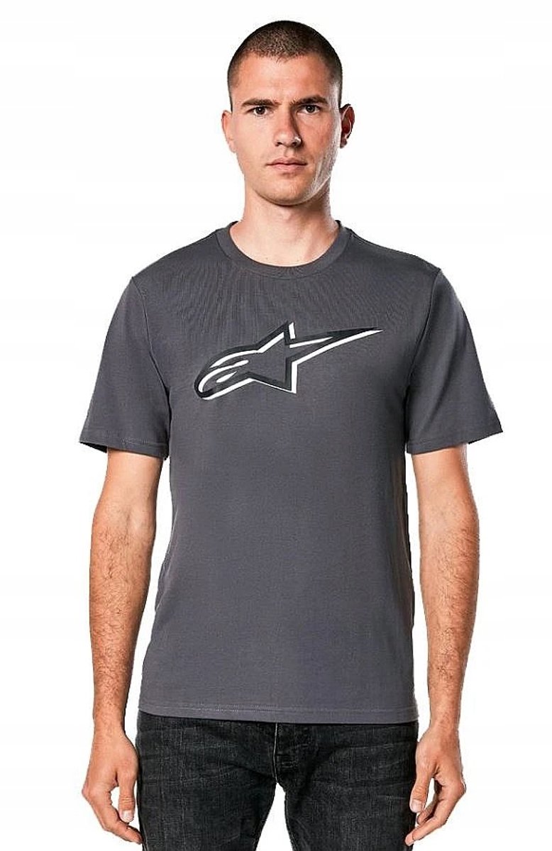 Alpinestars Ageless Shadow T-shirt Met Korte Mouwen Grijs XL Man