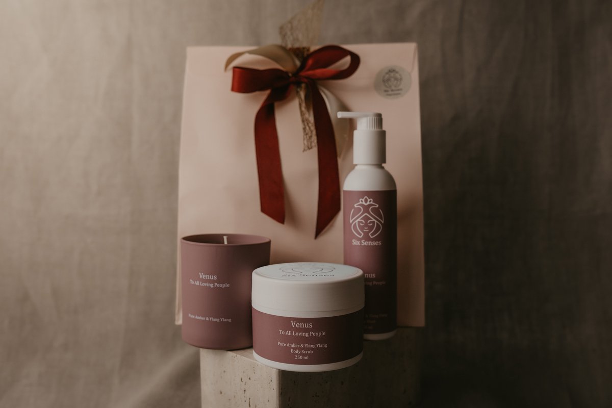 Six Senses - Luxury Gift-Set Venus - Een liefdevolle cadeau- Handgemaakt in Nederland