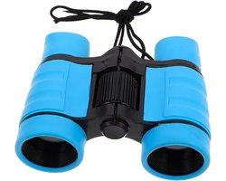 Verrekijker - Kindertelescoop - Kunststof - HD High Power Telescoop - 4x30 - Verrekijker Voor Kinderen - Speelgoedtelescoop Cadeau Voor Kinderen - Jongens Meisjes - Geschikt Voor Vogels Kijken, Educatieve Inspiratie, Kamperen - 11*3.6*8.35cm - Blauw