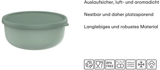 Mepal Bewaardoos Lumina - 250 ml - Magnetronbakje met deksel - Nordic blue van Mepal — afbeelding 4