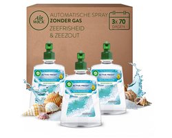 Air Wick - Active Fresh Luchtverfrisser Marine Frisheid & Zeezout + 3 Navullingen