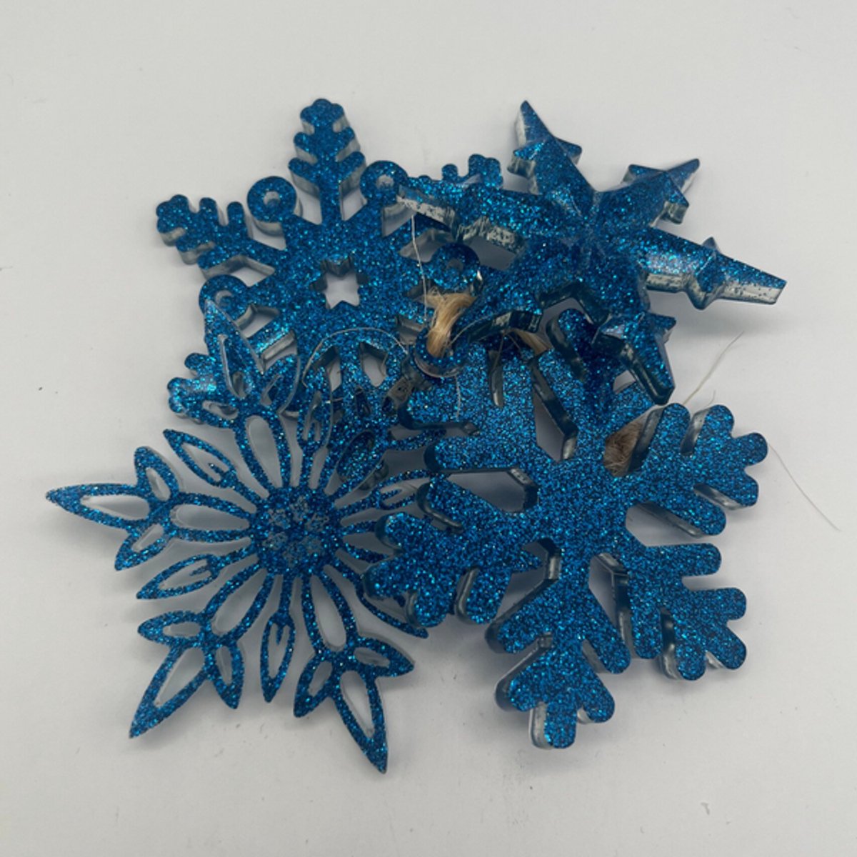 Kersthangers - Kersthanger set van 4 - donker blauw