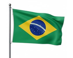 Trasal - vlag Brazilië - braziliaanse vlag 150x90cm
